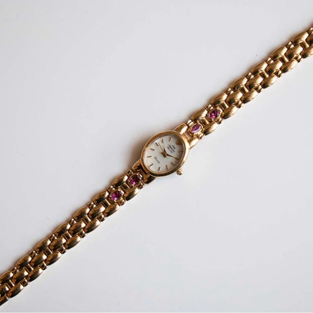 Gold-Tone Jules Jurgensen Vintage Watch | Luxury Watches For Women - Picture 2 of 2